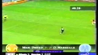 1999 (September 29) Manchester United (Engl) 2-Olympique Marseille (Fran.) 1 (Champions League).avi