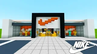 Minecraft Tutorial: How To Make A Nike Store "2019 City Tutorial"