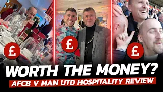 We Paid 💰💰💰 For Hospitality At Bournemouth vs Manchester United - This Was Our Experience...