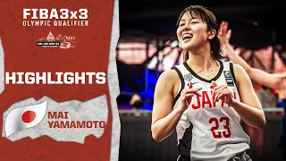 Mai Yamamoto UNSTOPPABLE for Japan | Highlight Mixtape | FIBA 3x3 Olympic Qualifier