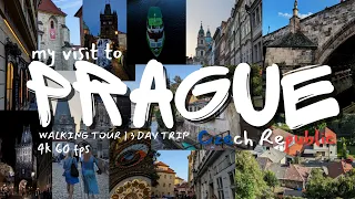 Prague | Czech Republic | Walking tour | 3 day trip | 4K 60fps | Travel video | Vlog