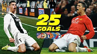 Cristiano Ronaldo ● All Goals in the Round of 16 of Champions League 2008-2020 | HD