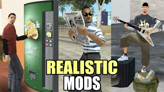 12 Awesome Mods That Make GTA San Andreas REALISTIC - Real Life Mods