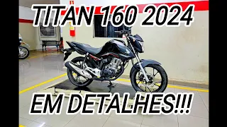 TITAN 160 CINZA MET. 2024 DETALHES!!!