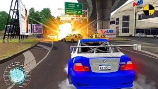 GTA 4 Crazy BMW M3 GTR Crashes Ep.10