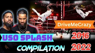 WWE Uso Splash Compilation 2016 2022 with Music