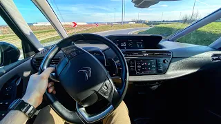 Citroen C4 Grand Picasso II FL [1.6 THP 165 HP] | Test Drive #38 | POV Driver. TV