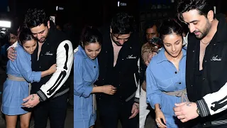 Shehnaaz Gill & Aly Goni 😍 Leave after Varun Sharma's Birthday Bash 🎂