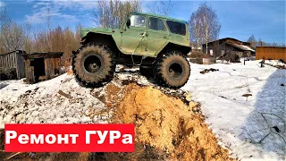 Устраняю течь гидроусилителя руля на УАЗ. ШНФК453461.133(Не учебник)