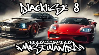 NFS Most Wanted 2005 | Blacklist #8 - Jewels (Ford Mustang GT) vs Ferrari 360 Modena