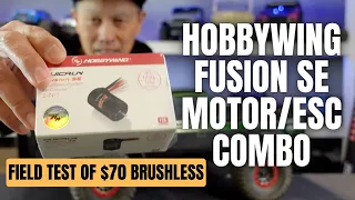 Hobbywing Fusioni SE Test Run and Review - best value brushless crawler motor