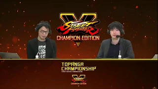Topanga Championship - Daigo (Guile) vs John Takeuchi (Rashid) -Street Fighter 5 Champion Edition