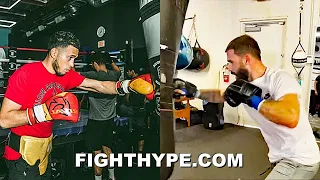 DAVID BENAVIDEZ VS. CALEB PLANT SIDE-BY-SIDE TRAINING COMPARISON | POWER, SPEED, & SKILLS