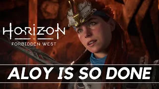 Aloy is so DONE with people | Horizon Forbidden West