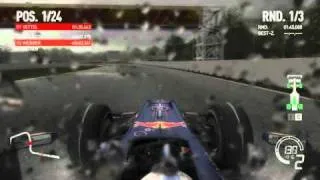 F1 2010 | Gameplay Südkorea GP - Yeongam Rennen Starker Regen - Race Heavy Wet | HD