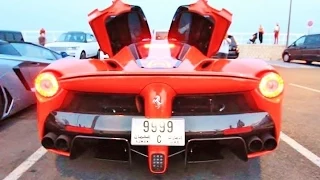 Ferrari LaFerrari LOUD Cold Start Up and Driving Sound!