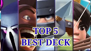 TOP 5 BEST DECKS IN CLASH ROYALE FOR ALL TIME | CLASH ROYALE