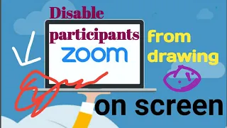 How to disable Participants drawing during zoom meeting.