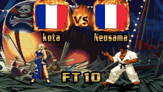 Garou: Mark of the Wolves - kota (FRA) VS (FRA) Neosama [garou] [Fightcade] [FT10] 餓狼 群狼之證