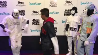 Jayden free styling with the Jabbawockeez @ the MGM Grand-JREAMZ