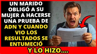 UN MARIDO OBLIGÓ A SU MUJER A HACERSE UNA PRUEBA DE ADN Y CUANDO VIO LOS RESULTADOS SE ENTUMECIÓ