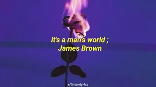 It's a man's man's man's worls - James Brown (Sub español)
