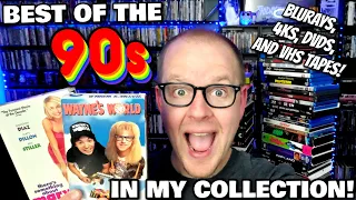 BEST OF THE 90S IN MY COLLECTION! Blurays, 4Ks, DVDs, And VHS Tapes!