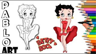 How to Draw Betty Boop | Learn to Draw