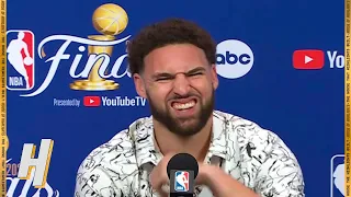 Klay Thompson Postgame Interview - Game 5 - Celtics vs Warriors | 2022 NBA Finals