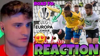 SIDNEYS ERSTES EUROPA LEAGUE QUALI SPIEL 😳 REACTION mit Sid & Willy🔥 | ELIGELLA