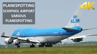 [4K] Various Planespotting compilation | Departures | Amsterdam Airport Schiphol [EHAM/AMS]