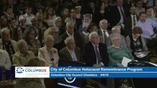 City of Columbus Yom Hashoah Holocaust Remembrance Ceremony 2016