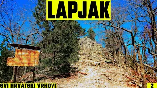 Lapjak, Papuk, 667m - planinarenje [2. VRH iz serijala SVI HRVATSKI VRHOVI] 4K