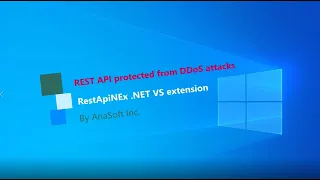 REST API .NET 6 - DDoS attacks protection service