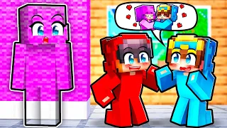 INVISIBLE GIRL in a BOY ONLY Minecraft Sleepover!