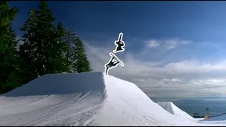 Mark Mcmorris and Seb Toots custom terrain park