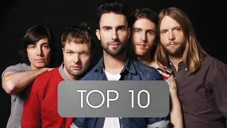 Top 10 Most streamed MAROON 5 Songs (Spotify) 14. July 2021