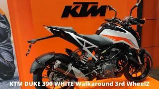 KTM DUKE 390 Walkaround BS6 2020 | DUKE 390 BS6 | DUKE 390 BS6 Ceramic White | 3RD WHEELZ