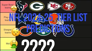 NFL 2024-25 SEASON PREDICTIONS.