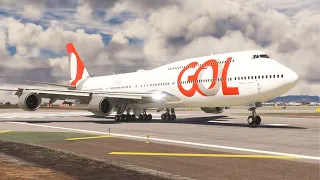 Dangerous Landing of GOL Airlines Boeing 747 at Palermo Airport - MFS2020