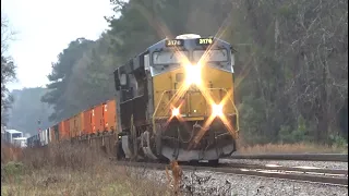 CSX I032 Thru Hilliard, Florida 2/18/2024