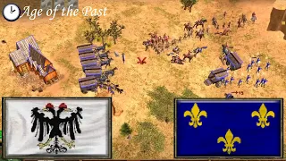 🕑AGE OF THE PAST: Aizamk fighting against CDB!😱 [Age of Empires 3]