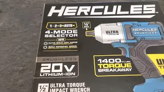 Review of the Hercules Ultra Torque 1/2" Impact Wrench at Harbor Freight