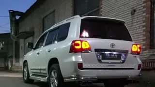 Спортивный выхлоп на Toyota Land Cruiser 200 Diesel