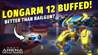 Longarm 12 Got Buffed! Railgun killer for Stalker? | Mech Arena