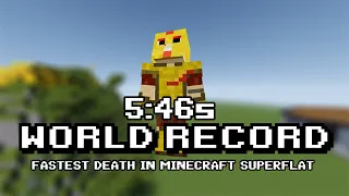 FASTEST DEATH In Minecraft Superflat