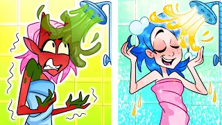 Lucky VS Unlucky! Funny Sister Struggles And Fails By Monster School