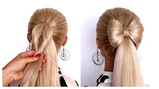 🎀 How to do a BOW PONYTAIL 🎀