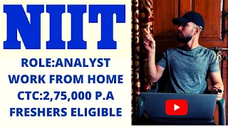 NIIT Recruitment 2021 | NIIT Hiring Analyst Profile | NIIT Work From Home Jobs | Genuine WFH Jobs