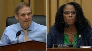 Watch rep Jordan clash with Rep plaskett on the credibility of FBI whistle blower